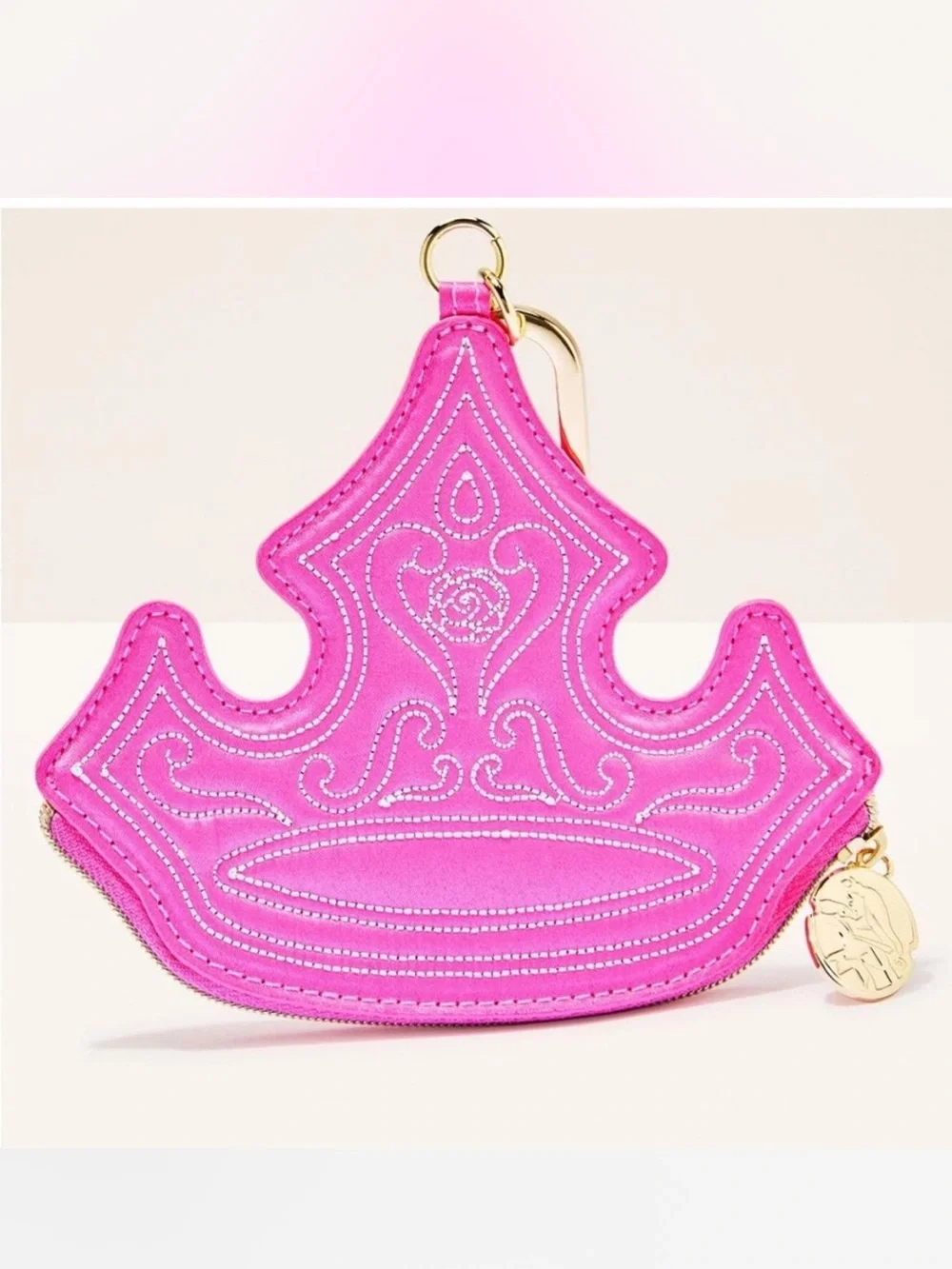 Princess Aurora crown coin pouch